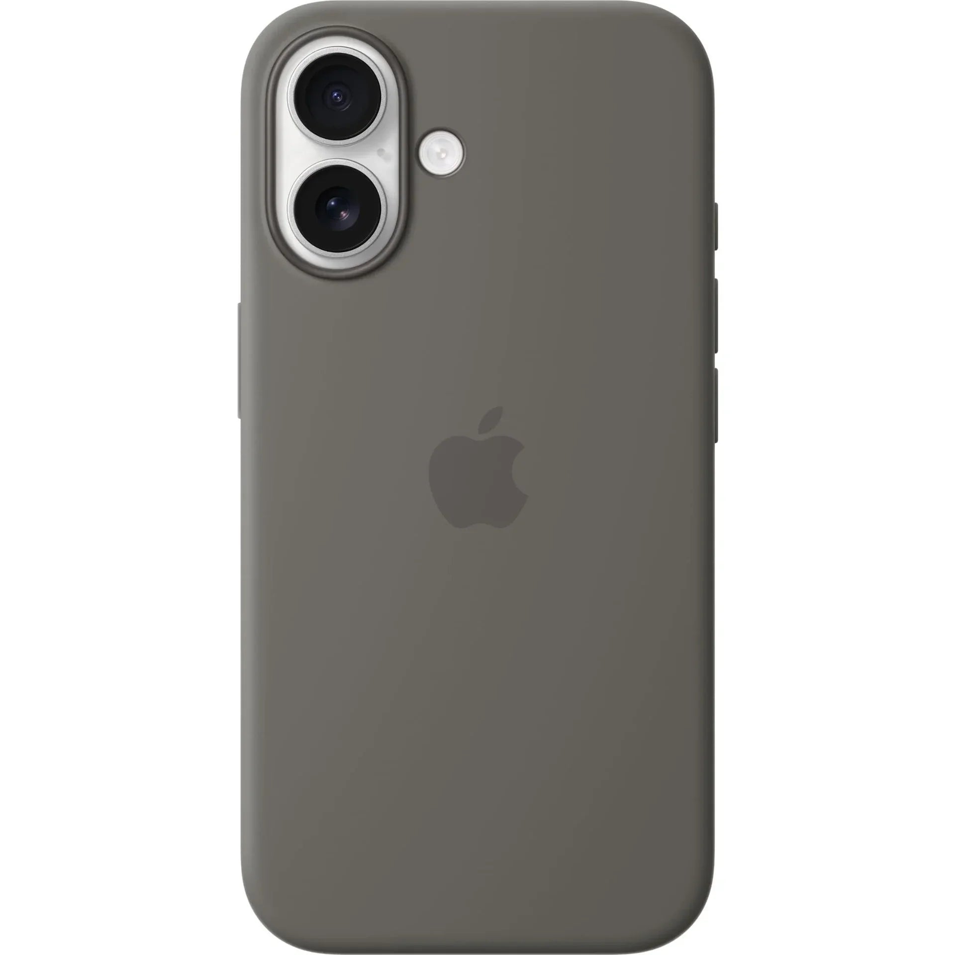 Apple iPhone 16 Silicone Case with MagSafe - Stone Gray - Tashqila Apple iPhone 16 Silicone Case with MagSafe - Stone Gray - Tashqila